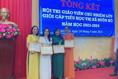 GVCN TRƯỜNG TH LÊ QUÝ ĐÔN THAM GIA HỘI THI GVCN GIỎI CẤP TIỂU HỌC THỊ XÃ BUÔN HỒ NĂM HỌC 2023-2024