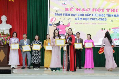 Giáo viên Trường TH Lê Quý Đôn tham gia Hội thi giáo viên dạy giỏi cấp tiểu học tỉnh Đăk Lăk Năm học 2024-2025