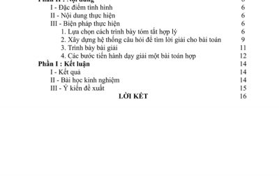 Dạy giải toán hợp lớp 3