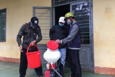 Công tác chuẩn bị đón HS trở lại đi học trực tiếp tại Trường TH Lê Quý Đôn