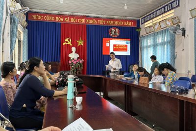 Lễ kết nạp Đảng viên mới của Chi bộ trường Tiểu học Lê Quý Đôn