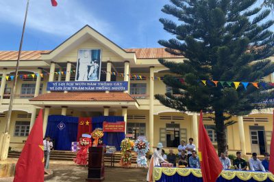 Lễ khai giảng năm học 2023- 2024 tại Trường TH Lê Quý Đôn