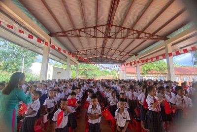 LỄ KHAI GIẢNG NĂM HỌC 2025-2026 CỦA TRƯỜNG TH LÊ QUÝ ĐÔN